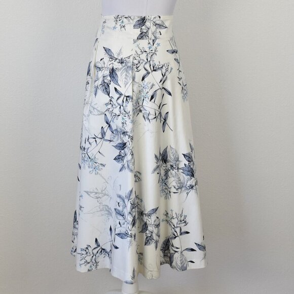 Alex Marie Lush Escape Floral Pleated Midi Skirt - 8 - Picture 7 of 9